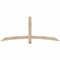 Ekena Millwork Bellingham Smooth Timber Gable Bracket, Douglas Fir, 72"W x 30"H x 3 1/2"D x 3 1/2"F, 10/12 Pitch GBW072X30X0404BEL00SDF - alternate 1
